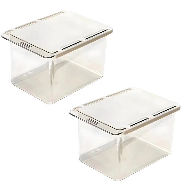 Bathroom Cotton Stick And Makeup Storage Box With PullOut Drawer Under Mirror Cabinet 6