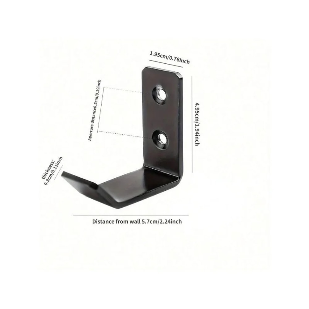 Stainless Steel Coat Hook Set For Hotel And Bathroom Towels Hat And Coat Hanger 2