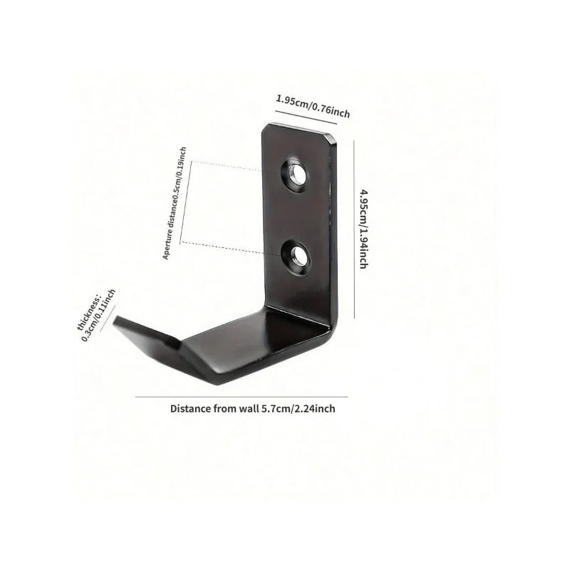 Stainless Steel Coat Hook Set For Hotel And Bathroom Towels Hat And Coat Hanger 2