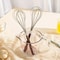 Stainless Steel Egg Beater With Wooden Handle Manual Handheld Mixer For Baking 2