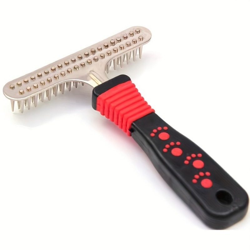 Pet Hair Removal Comb Large Double Row Dog Comb For Thick Hair Hair Brush 1