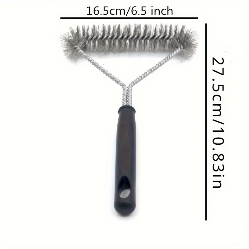 Stainless Steel BBQ Brush For Outdoor Grills Long Handle Curly Grill Cleaner NonStick Cleaning Brus 2