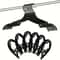 Portable Folding Clothes Hangers Plastic Travel Hangers Foldable Clothes Drying Rack For Travel 0