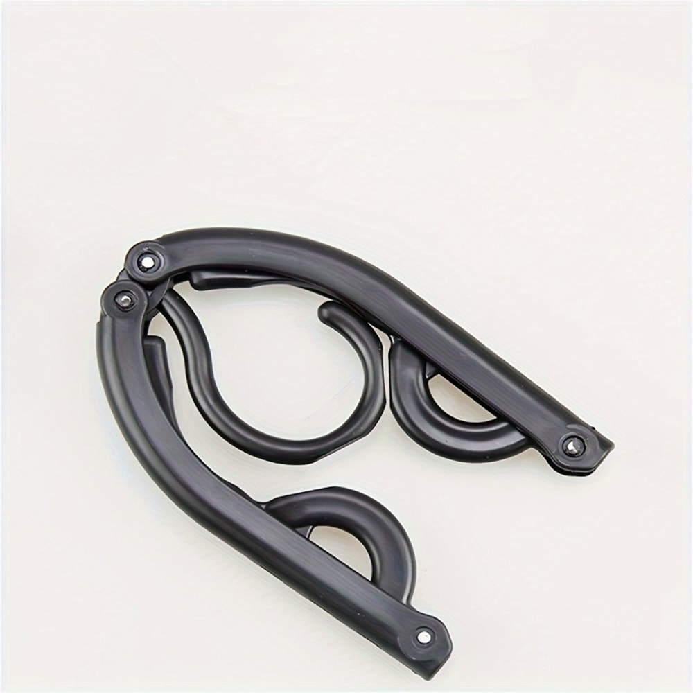 Portable Folding Clothes Hangers Plastic Travel Hangers Foldable Clothes Drying Rack For Travel 3