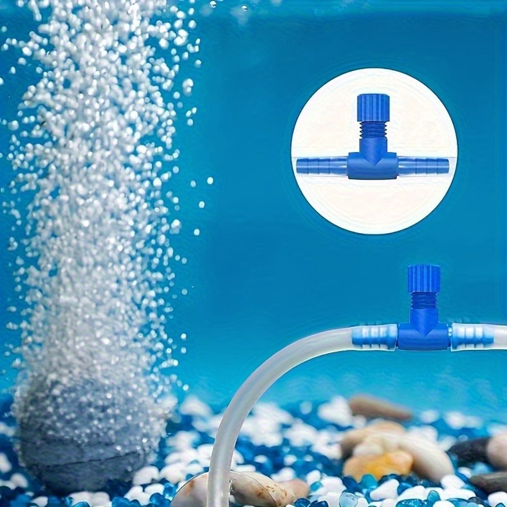 Aquarium Air Control Valve Adjustable OneWay Air Flow Regulator For Fish Tank Accessories 1