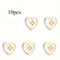 Shank Buttons For Needlework 10pcs Sewing Craft Accessories DIY Clothing 4