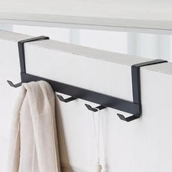 hooks over the door organizer rack with hooks for clothes coat hat towel hanger bathroom kitchen accessories