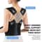 Adjustable Shoulder Back Posture Correction Belt Black Posture Corrector Brace For Women Breathable 4