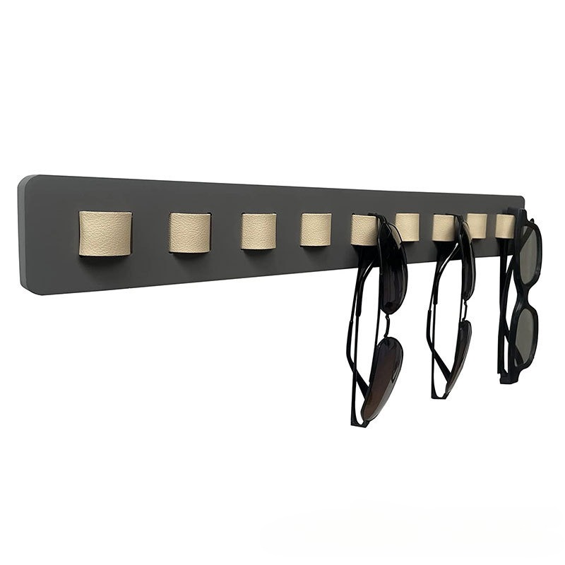 Wall Mounted Wooden Eyeglass Rack Sunglasses Storage Display And Household Glasses Organizer 4