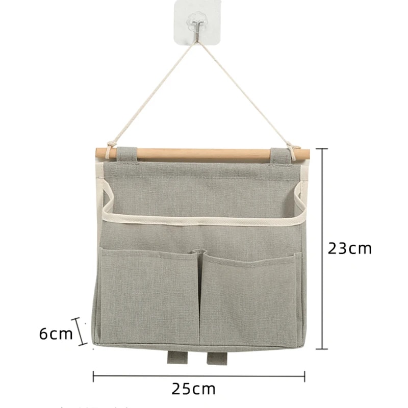 Waterproof Wall Hanging Storage Bag Underwear Organizer For Closet Door And Sundries 4