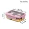 Square Divided Bento Box With Tableware Leakproof MicrowaveSafe Lunch Box For Office Picnic Campin 6