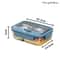 Square Divided Bento Box With Tableware Leakproof MicrowaveSafe Lunch Box For Office Picnic Campin 7