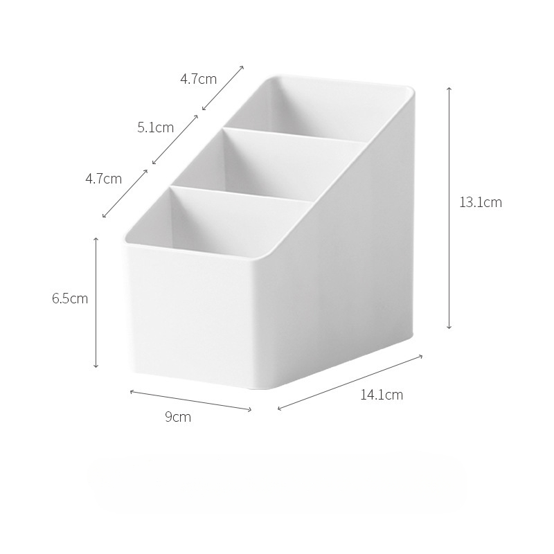 Multifunctional Desktop Storage Box Home Office & Remote Control Organizer, Gift-Worthy Plastic Organizer for Cosmetic