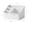 Multifunctional Desktop Storage Box Home Office & Remote Control Organizer, Gift-Worthy Plastic Organizer for Cosmetic