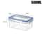 Sealed Refrigerator Storage Box With Lid Microwaveable Lunch Box Plastic Crisper 6