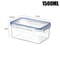 Sealed Refrigerator Storage Box With Lid Microwaveable Lunch Box Plastic Crisper 8