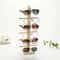 Elegant Multi-Layer Wooden Sunglass Display Rack Eyeglass & Jewelry Showcase for Multiple Pairs