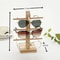 Elegant Multi-Layer Wooden Sunglass Display Rack Eyeglass & Jewelry Showcase for Multiple Pairs