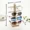 Elegant Multi-Layer Wooden Sunglass Display Rack Eyeglass & Jewelry Showcase for Multiple Pairs