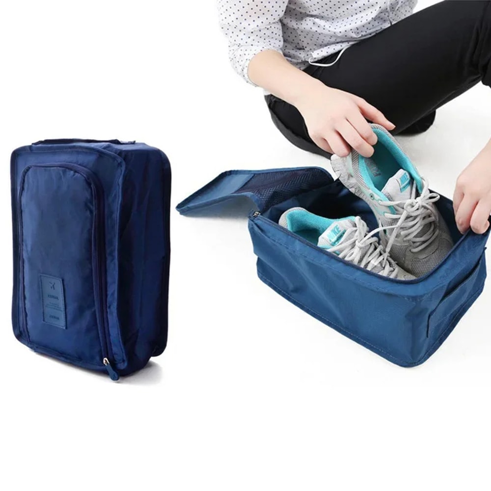 Portable Waterproof Sneaker Storage Bag Compact Foldable Shoe Bag For Travel Breathable 1