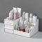 Makeup Organizer for Vanity Desktop Storage Box with Drawers for Lipstick, Brushes & Lotions