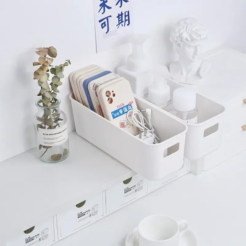 Stackable Desktop Storage Box MultiUse Organizer For Fruit Cosmetics And Sundries Large Capacity Ki 1