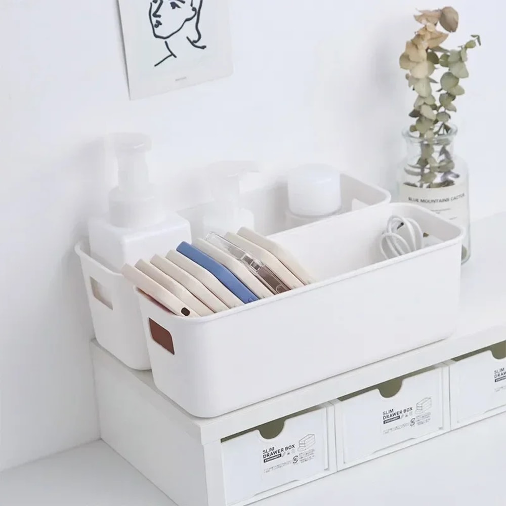 Stackable Desktop Storage Box MultiUse Organizer For Fruit Cosmetics And Sundries Large Capacity Ki 2
