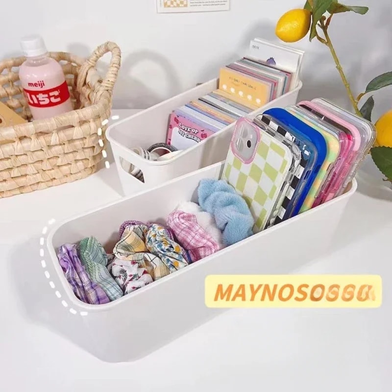 Stackable Desktop Storage Box MultiUse Organizer For Fruit Cosmetics And Sundries Large Capacity Ki 3