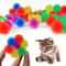 Interactive Pet Cat Bouncy Ball Toy Soft Tip Colorful Chew Accessory For Fun Play 0