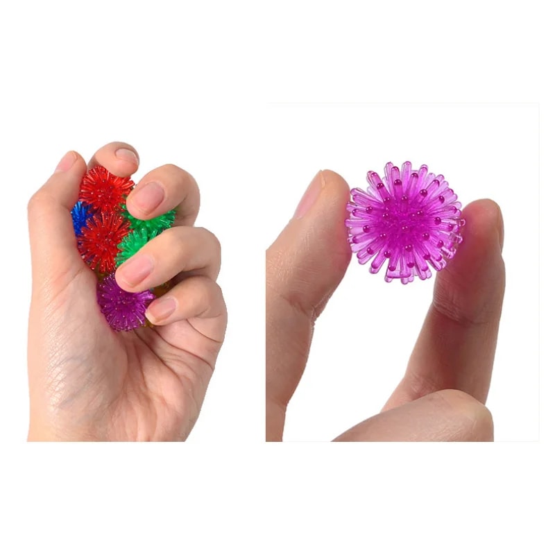 Interactive Pet Cat Bouncy Ball Toy Soft Tip Colorful Chew Accessory For Fun Play 2