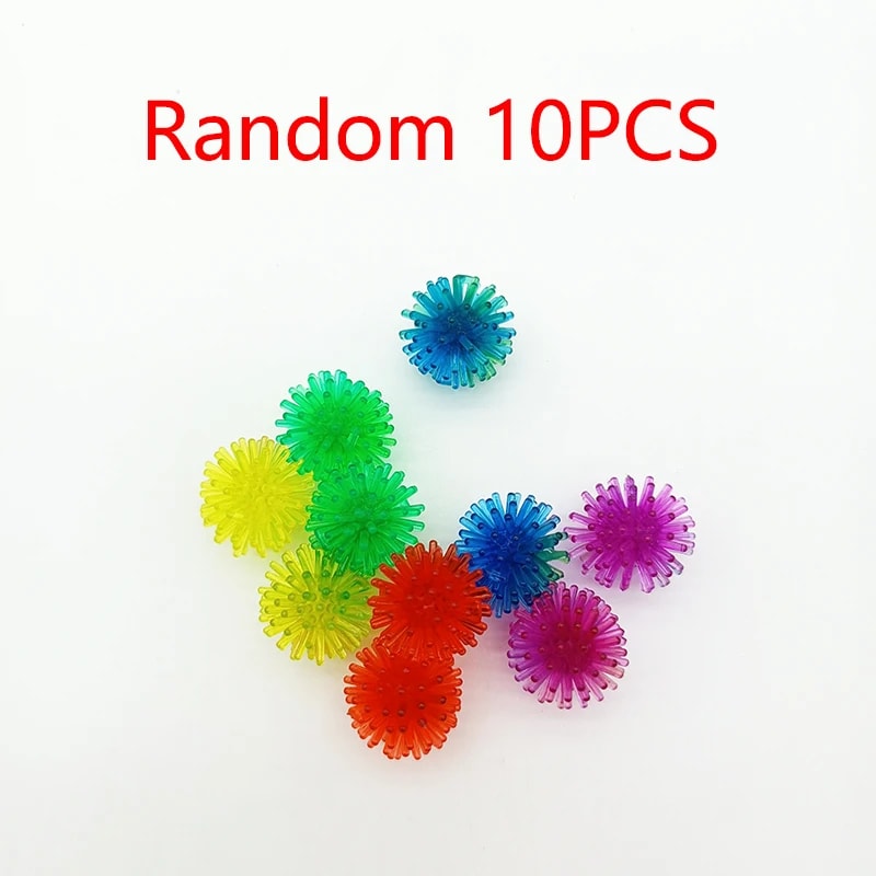 Interactive Pet Cat Bouncy Ball Toy Soft Tip Colorful Chew Accessory For Fun Play 6