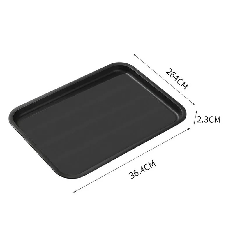 Non-Slip Melamine Serving Tray for Restaurants & Tea Service