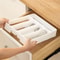 Easy-Clean Cutlery Organizer Tray for Home Kitchen Spoon & Fork Divider Box