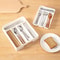 Easy-Clean Cutlery Organizer Tray for Home Kitchen Spoon & Fork Divider Box