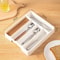 Easy-Clean Cutlery Organizer Tray for Home Kitchen Spoon & Fork Divider Box