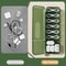 Cable Storage Box Organizer with Compartments Reusable Data Cable Storage Case for Home or Travel