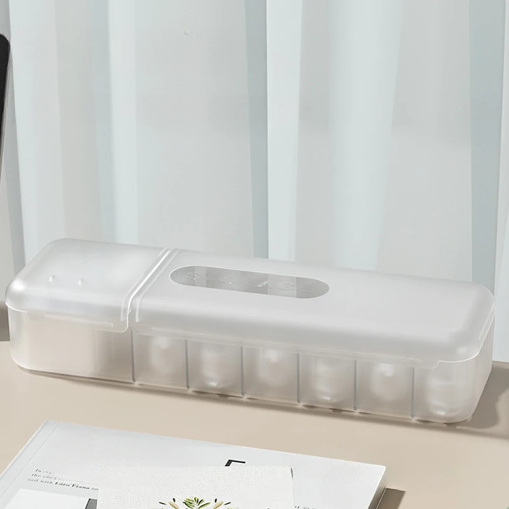 Cable Storage Box Organizer with Compartments Reusable Data Cable Storage Case for Home or Travel