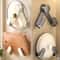 WallMounted Pot Lid Rack With Hooks MultiFunctional Holder Chopping Boar 0