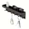 WallMounted Key Holder With Mail Shelf And Hooks Organizer For Kitchen Bathroom And Entryway Storag 0