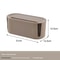 Nordic Cable Organizer Storage Box Desk Plug Holder & Wireless Router Stand