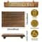Wooden Tray Pedestal Stand MultiFunctional Storage Holder For Bathroom Kitchen And Home Decor 5