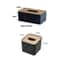 Bamboo Tissue Box Holder Solid Wood Napkin Storage Box For Home Desktop 5