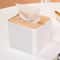 Bamboo Tissue Box Holder Solid Wood Napkin Storage Box For Home Desktop 9