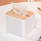 Bamboo Tissue Box Holder Solid Wood Napkin Storage Box For Home Desktop 9