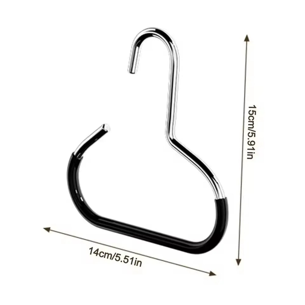 Durable Circle Ring Hat Hanger Nonmarking Nonslip Hat Storage Hook For Scarves Towels Ties 3