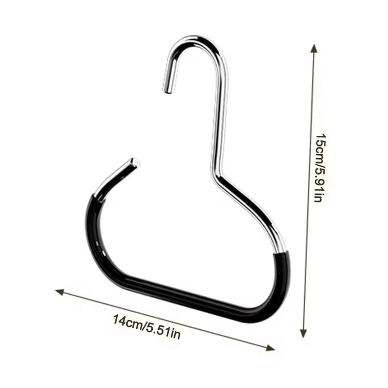 Durable Circle Ring Hat Hanger Nonmarking Nonslip Hat Storage Hook For Scarves Towels Ties 3
