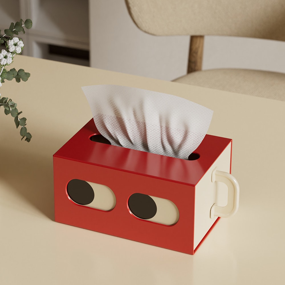 Elegant Tissue Box Case Solid Storage Box For Home Table Decoration 5