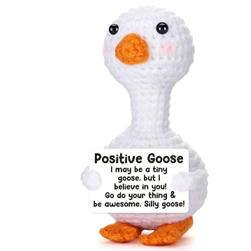 Mini Handmade Potato Hug Doll With Card Positive Energy Plush Knitting Gift 10