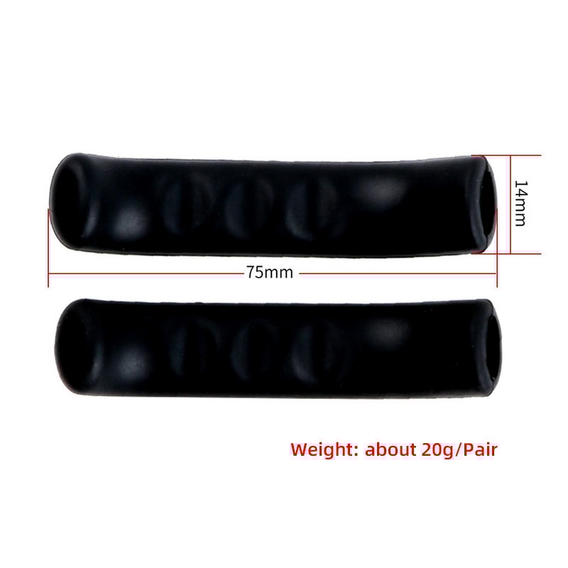 Universal Silicone Bike Brake Lever Cover Anti Slip Silicone Brake Lever Grips For Bicycle Comfort 2