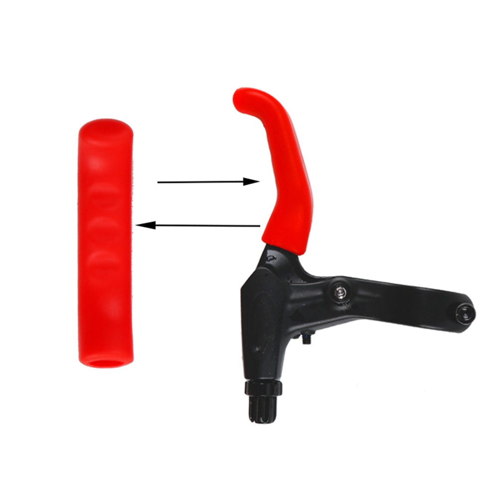 Universal Silicone Bike Brake Lever Cover Anti Slip Silicone Brake Lever Grips For Bicycle Comfort 1